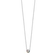thumbnail image 2 of 925 Sterling Silver Cable Necklace with Pendants Chain Prizma 16 inch White and Colorful CZ Circle 2 Extender 18 6.7 mm, 2 of 4