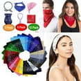 Bandana Scarves Paisley Head Face Mask Wrap Scarf 100 Cotton