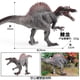 thumbnail image 2 of Adorno de escritorio realista de Spinosaurus Jurásico egipcio, Therizinosaurus rojo de pie (hueco), 2 of 2