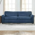 thumbnail image 4 of New Classic Furniture Kylo Polyester Fabric 3-Seater Sofa in Blue, 4 of 7