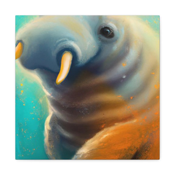 Manatee's Sublime Beauty - Canvas