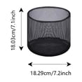 thumbnail image 3 of YaoZQ 4 Pack Square Aquatic Pots Mesh Net Baskets for Pond Water Hyacinth Lily Hydroponic Planter Floating Garden Supplies Black 7 Inch, 3 of 8