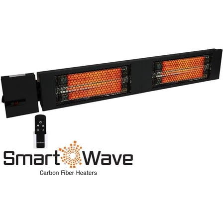 43 in. Double Carbon Lamp 208V, 3000W with Remote RK Radiant Heater