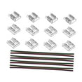 thumbnail image 3 of Conectores de 12 piezas con 4 accesorios de cables de extensión de 15 cm de cable para 4 pines 0.39 pulgadas de luz Asamblea simple multifuncional, 3 of 8