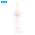 thumbnail image 3 of Unique Bargains Blank Award Ribbon, Ribbon Honorable Prize Recognition Ribbon, White 6Pcs, 3 of 5