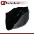 thumbnail image 4 of Cubierta de pomo de cambio de marcha antideslizante para automóvil, protector de manija de cambio para Ford Fusion 13-16 Negro Azul, 4 of 6