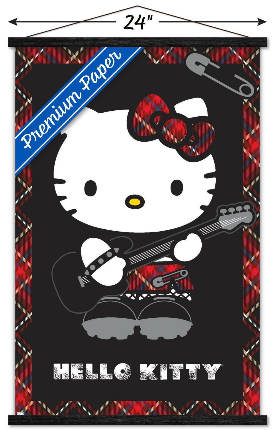 Hello Kitty - Punk Wall Poster, 22.375" x 34"