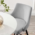 thumbnail image 4 of Bar Stool Chair Barstool, Set of 2, Velvet, Light Grey Gray, Modern Contemporary Urban Design, Bar Pub Cafe Bistro Hotel Restaurant Hospitality, 4 of 9