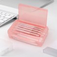 thumbnail image 4 of EQWLJWE Pencil Box Organizer, Pencil Case Box Storage Container for Organizing with Snap Lid, Big Capacity Stackable Plastic Pen Pouch for Craft Hobby Art Supplies Journaling Stationery Sticker, 4 of 9
