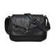 thumbnail image 2 of Bolso de hombro Hugo de cuero estilo Vintage bandolera informal de viaje negro, 2 of 7