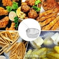 thumbnail image 7 of NOGIS Stainless Steel Deep Fry Basket, Multifunctional Foldable Drain Basket Round Wire Mesh French Chip Frying Serving Food Presentation Tableware with Folding Handles（20x20cm）, 7 of 7