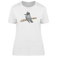 thumbnail image 1 of Spiky Hair Bird T-Shirt Women -Image by Shutterstock, Female Small, 1 of 2