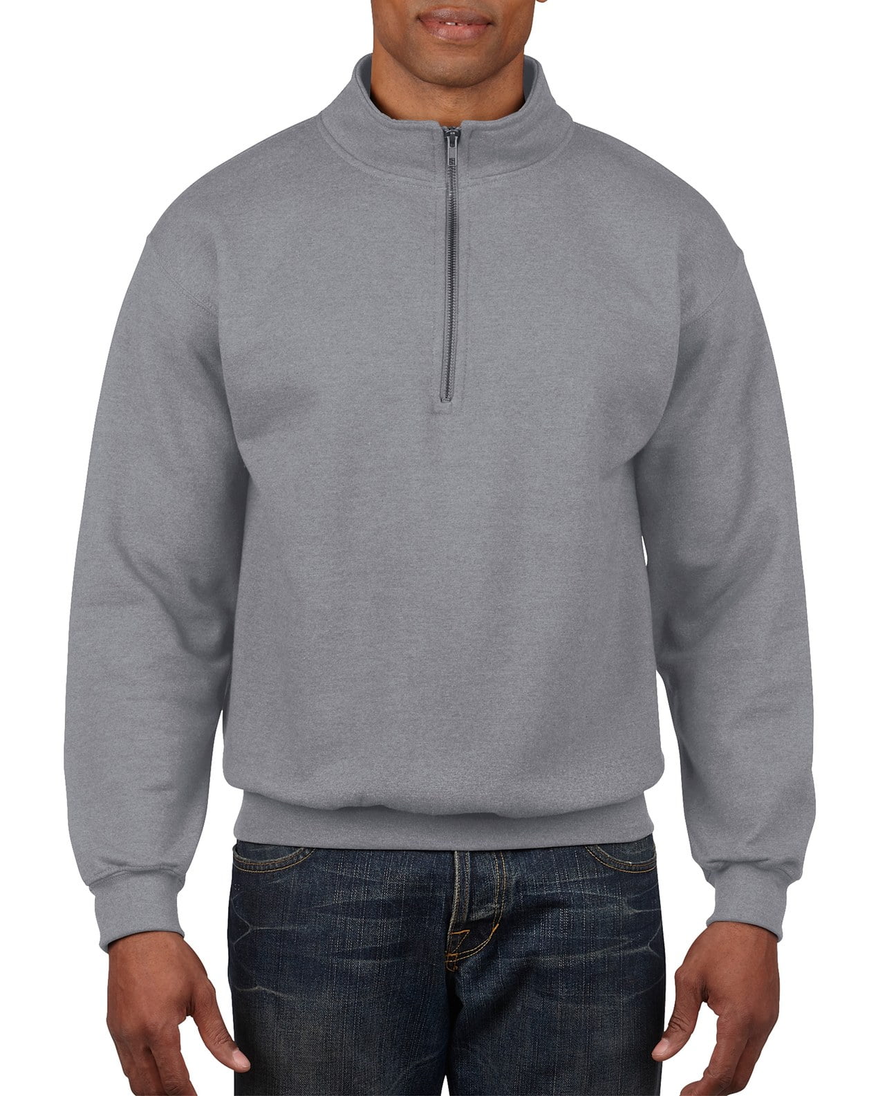 gildan vintage quarter zip sweatshirt