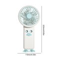 thumbnail image 2 of Ventilador de carga USB lindo pato portátil niebla de mano para la oficina en casa rosa, 2 of 6