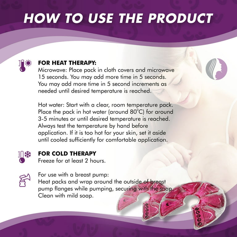Momcozy Breastfeeding Essentials Care Set-Warming Lactation Massager  2-in-1, 2 Hot and Cold Breast Therapy Packs, 20 Nursing Pads-23 Pieces, New  Mom