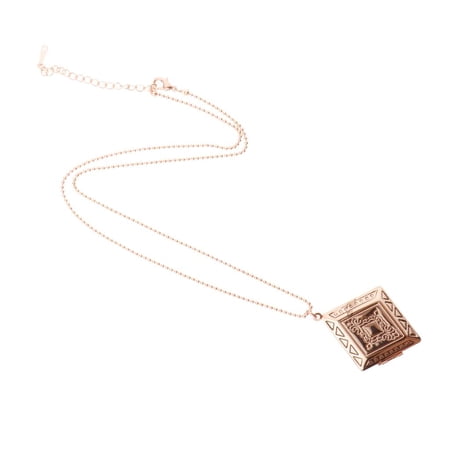 Elegant Rhombus Engraved Metal Brass Locket Openable Photo Lockets ...