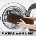 thumbnail image 6 of Bathroom Rug Non Slip Bath Mat for Bathroom (16 x 24, Brown) Water Absorbent Soft Microfiber Shaggy Bathroom Mat Machine Washable Bath Rug for Bathroom Thick Plush Rugs for Shower, 6 of 6