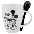 thumbnail image 2 of Juego de 2 Tazas Porcelana Ambient 21 Diseño Mickey Mouse Arte Sketch 310 ML con Caja de Regalo, 2 of 6