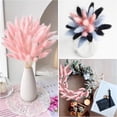 thumbnail image 7 of Tutuviw 60 Pcs Dried Bunny Tails Flowers, Lagurus Ovatus Tail Dried Flowers, Grass Natural Dried Floral Arrangement for Fall Decor Autumn Wedding DIY Farmhouse Christmas, Pink, 7 of 7