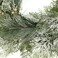 thumbnail image 5 of Northlight Real Touch™ Cedar and White Pine Artificial Christmas Wreath - 30" - Unlit, 5 of 9