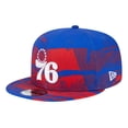 thumbnail image 3 of Men's New Era Royal Philadelphia 76ers Tip-Off 9FIFTY Snapback Hat, 3 of 6