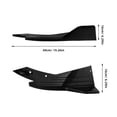 thumbnail image 5 of Masteelf 2 Pairs   Car Rear Bumper Spoiler Car Rear Diffuser Rear Spoiler Fin Car Exterior Parts Rear Bumper Diffuser Spoilers Car Exterior Accessories Rear Bumper Diffuser, 5 of 8