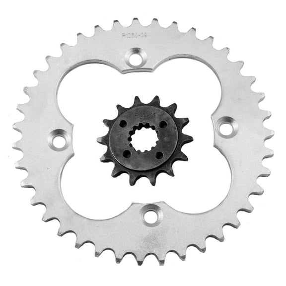 Max Motosports Front Rear Sprocket for 2005-2014 2013 2012 2011 Honda TRX400 X EX Sportrax 400