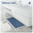 thumbnail image 6 of PABUBE Kitchen Mat Cushioned Anti Fatigue Kitchen Rugs Waterproof Non-Slip Comfort Standing Mat for Kitchen, Floor, Office, Sink, Blue, 17" x 47", 6 of 8