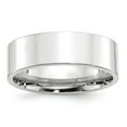 thumbnail image 1 of 10KW 7mm Standard Flat Comfort Fit Band Size 10.5 in 10k White Gold, 1 of 3