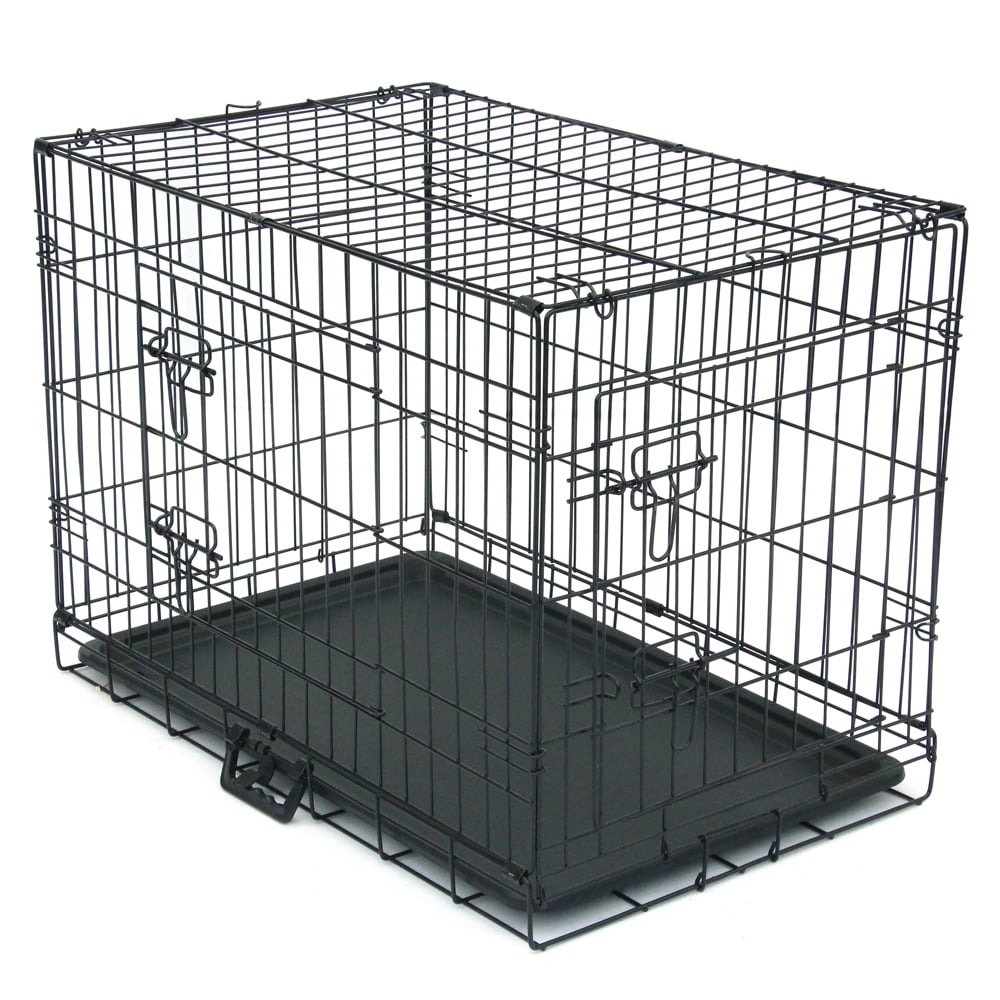 Dog Crate for Medium Dogs, Fully Equipped Dog Crate Single Door
