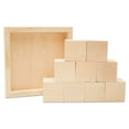 thumbnail image 5 of Wood Block Puzzles, 9 1-3/4" Wood Cubes in 6-1/4" Wood Tray, Pack of 25 Puzzle Blocks for DIY Crafting Art, by Woodpeckers, 5 of 7