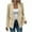 Khaki, variant on YUGYXL Womens Fall Winter Wool Blend Casual Business Blazer Jacket Lapel Collar Dressy Work Coat Fashion Trendy Cardigan Blue M