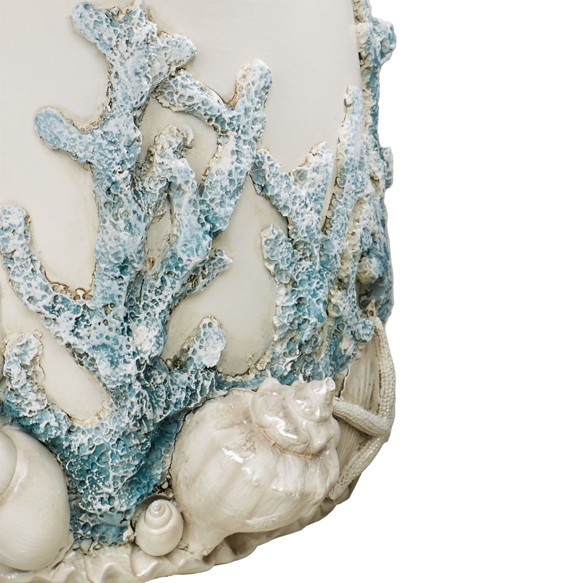 Coral Treasures Coastal Bath Bathroom Wastebasket