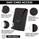 thumbnail image 3 of Carbon Fiber Wallet, Minimalist Aluminum RFID Blocking Men's Holder Metal Slim Wallet Cash Credit Card Holder with Money Clip (Aluminum Black), 3 of 5