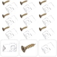 thumbnail image 3 of 50pcs Mirror Clip Glass Support Clamp Bracket Glass Panel Retaining Clip, 3 of 5