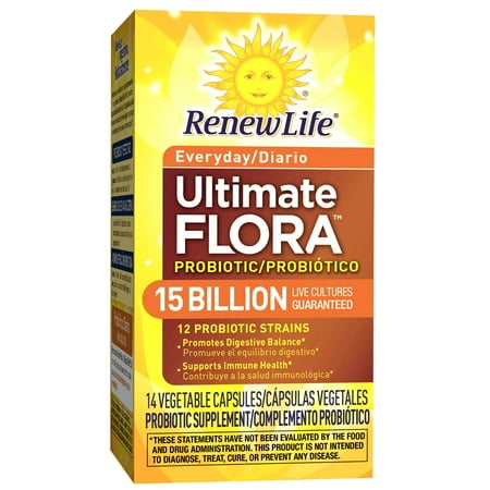Renew Life - Ultimate Flora Probiotic Everyday - 15 billion - 14 vegetable capsules