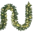 thumbnail image 1 of Guirnalda navideña artificial de 30 LED con luces, guirnalda navideña, decoración navideña, chimenea interior y exterior para el hogar, 2,7 m", 1 of 5