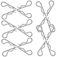 thumbnail image 2 of MasteelfCA 20pcs Hitch Pin Clip M1.6x32 Small Cotter Pin Spring Retaining Wire Hair Pin, 2 of 8