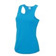 thumbnail image 1 of Just Cool-  Camiseta de tirantes ajustada para mujer (Azul zafiro), 1 of 2