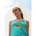 thumbnail image 2 of Aloha Leaves Racerback Tank Women -SPIdeals Designs, Female Medium, 2 of 4