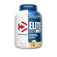 thumbnail image 1 of Dymatize Elite 100% Whey Protein Powder, 25g Protein, 5.5g BCAAs & 2.7g L-Leucine, Quick Absorbing & Fast Digesting for Optimal Muscle Recovery, Gourmet Vanilla, 5 Pound, 67 Servings, 1 of 5