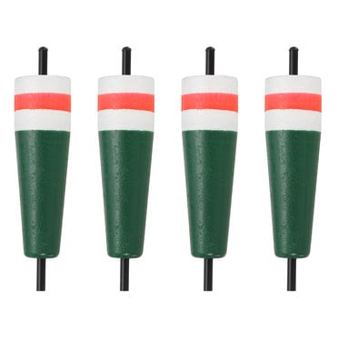 Uxcell Fishing Floats 6" Popping Floats Slip Bobbers 4 Pack Green