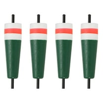 Uxcell Fishing Floats 6" Popping Floats Slip Bobbers 4 Pack Green
