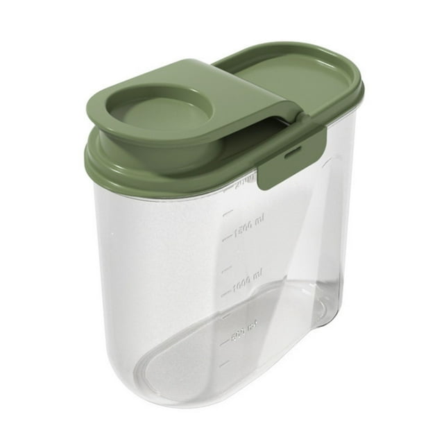 TIELUTT Food Pantry 2L Sealed Container for Kitchen Pantry Features A Viewing Window and Proof Rubber Mats Dog Dog Accessories for Large Dogs Bowl Mat Dog Miniature Pinscher Accessories Accessories f
