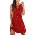 thumbnail image 2 of Mefallenssiah Robe Imprimée Sans Manches Aguichant de Mode pour Femmes Wintaee, 2 of 5