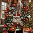 thumbnail image 6 of Craaazy Christmas Hoodies for Women Long Sleeve Merry Christmas Sweatshirt Xmas Printed Womens Tops with Pockets Gifts for Women, 6 of 6