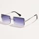 thumbnail image 5 of Gafas de sol sin montura Hugo lentes tintadas Lente azul, 5 of 10