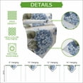 thumbnail image 5 of Blue Hydrangea Retro Table Runner Linen Burlap Table Runner 72 Inches Long VintageBotanical Floral Blossom Dresser Scarves for Kitchen Island Coffee Dining Party Wedding Banquet Holiday Decor 14"x72", 5 of 8