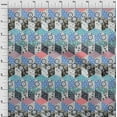 thumbnail image 4 of oneOone Rayon Light Pink Fabric Floral Craft Projects Decor Fabric Printed By The Yard 56 Inch Wide, 4 of 4