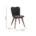 thumbnail image 3 of Silla Lena Durex Furniture Madera de Teka Wicker mocca, 3 of 3